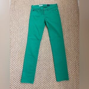 AG Green Skinny Jeans
